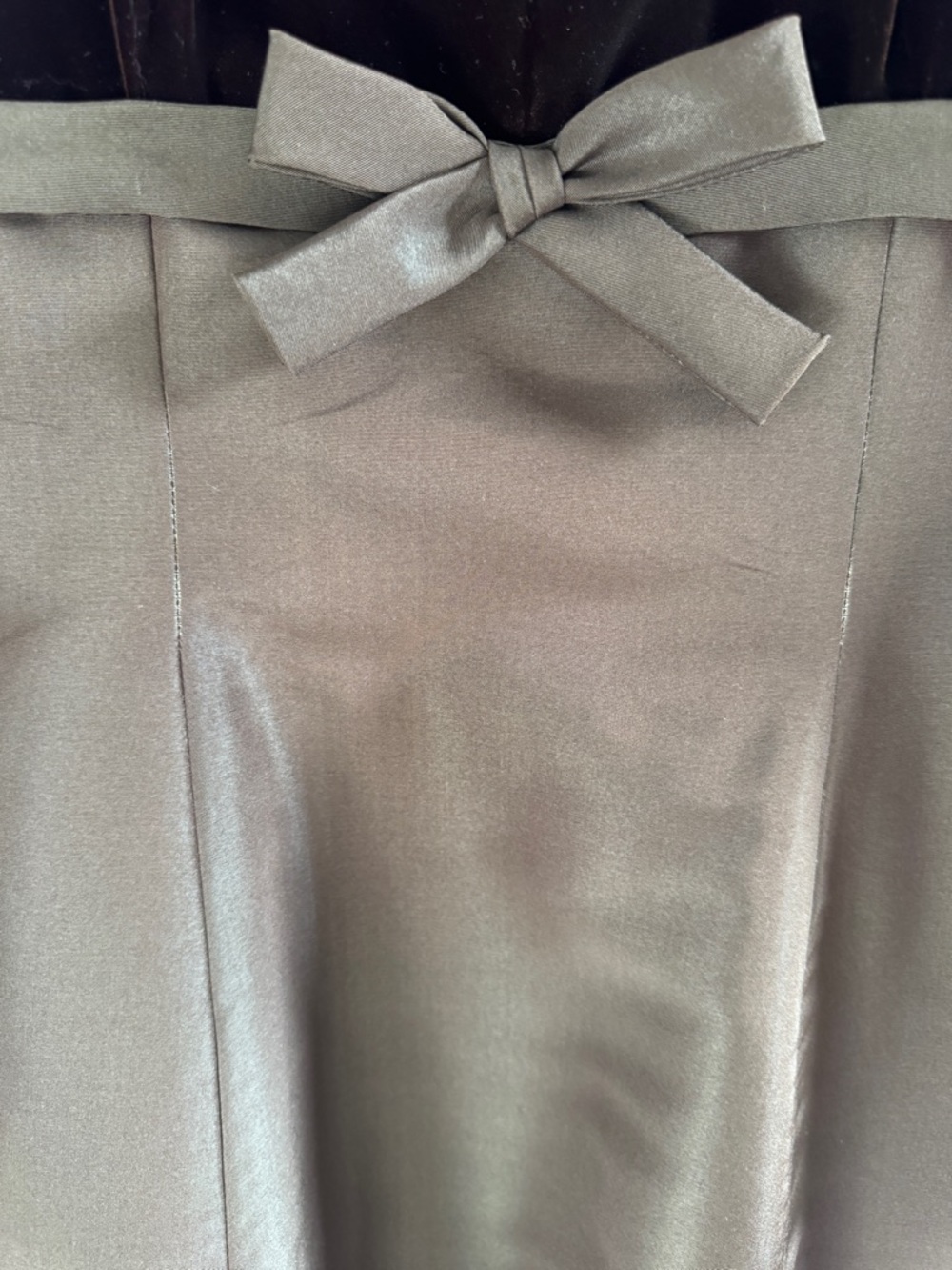 Oscar de la Renta - Vintage Velvet & Satin Cocktail Dress - Size 10 - Picture 7 of 8
